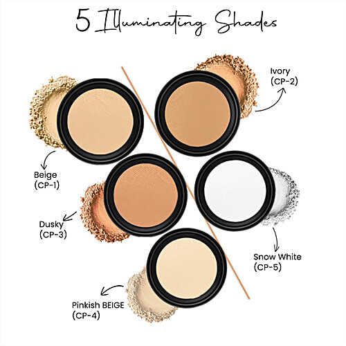 Coloressence Compact Powder - Oil & Sweat Control, Natural Matte Finish, Longlasting Face Makeup, 10 g Beige 