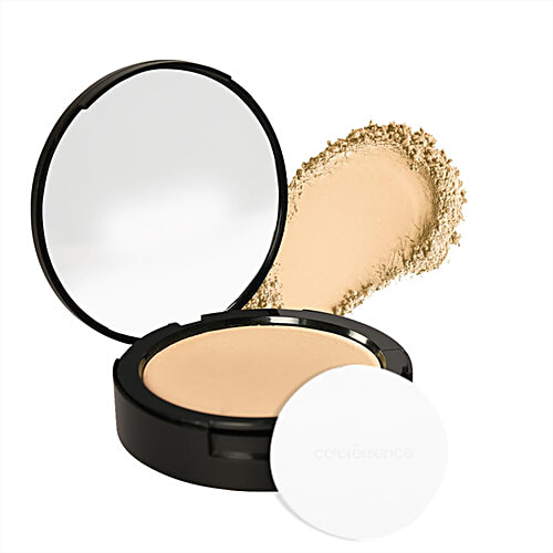 Coloressence Compact Powder - Oil & Sweat Control, Natural Matte Finish, Longlasting Face Makeup, 10 g Beige 