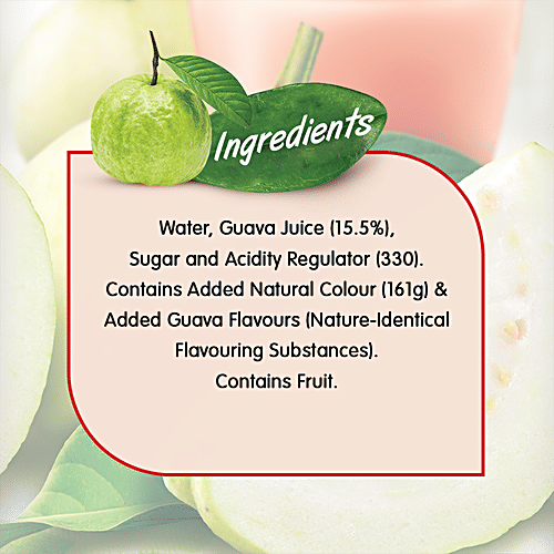 Minute Maid  Fruit Drink - Guava, 1 L Tetra Pak Zero Fat