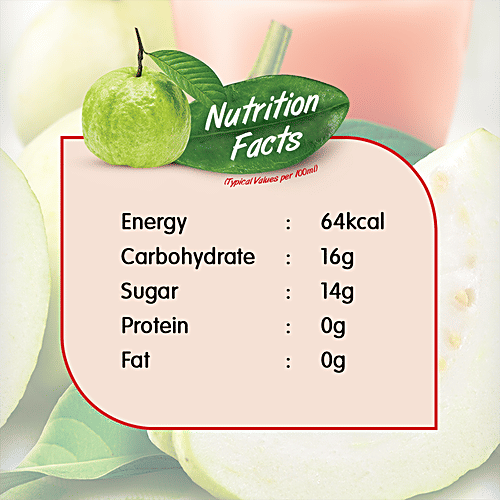 Minute Maid  Fruit Drink - Guava, 1 L Tetra Pak Zero Fat