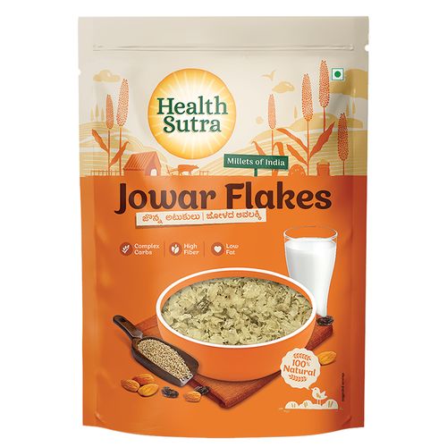 Health Sutra Flakes - Jowar, 250 g  High Fiber