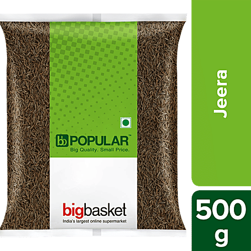 bb Popular Cumin/Jeera/Jeerige - Whole, 500 g  