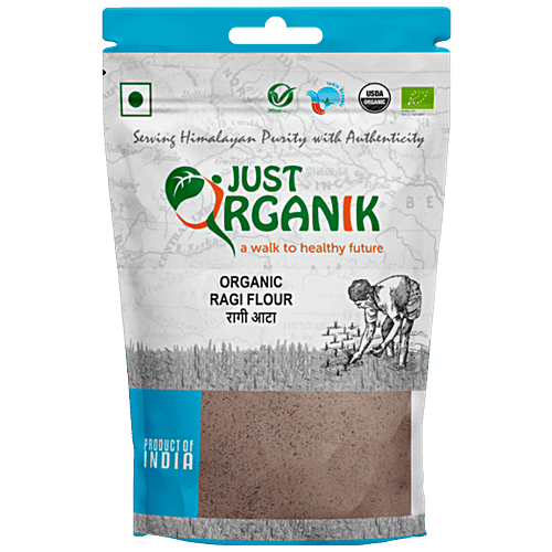 Buy Just Organik Ragi Flour Online at Best Price of Rs 75 bigbasket