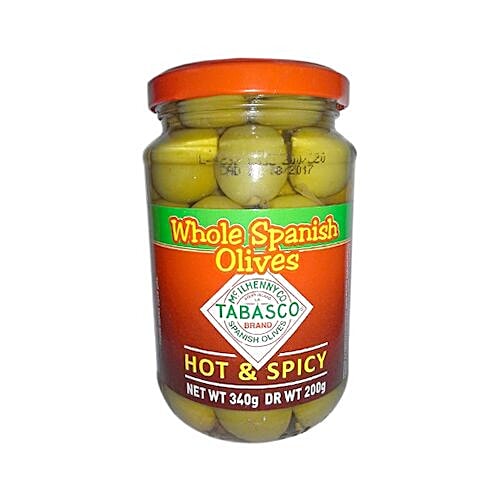 Buy Tabasco Spanish Olives Whole, Hot & Spicy Online at Best Price of