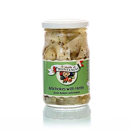 Buy Montanini Artichokes With Herbs Fresh Italian Artichokes 280 gm