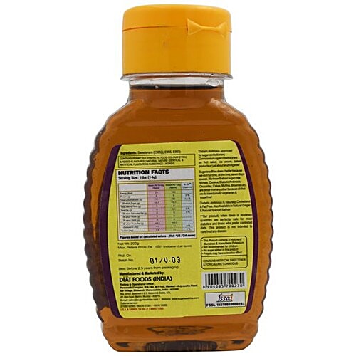 Sugarless Bliss Sugar Free Ambrosia Taste Of Honey - Natural Classic Honey Flavour, 200 g  