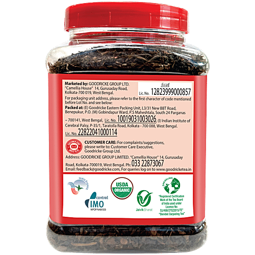 Goodricke Roasted Darjeeling Tea - Golden Orange Pekoe, 250 g Jar