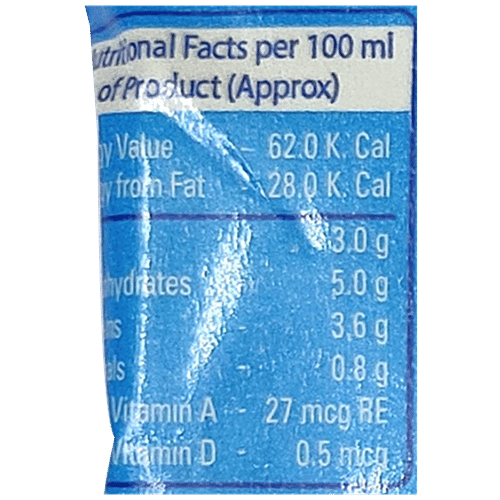 Visakha Dairy Good Milk UHT Processed Toned Milk, 180 ml Carton Fortified with Vitamin A & D