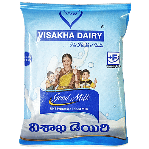 Buy Visakha Dairy Good Milk UHT Processed Toned Milk Online at Best