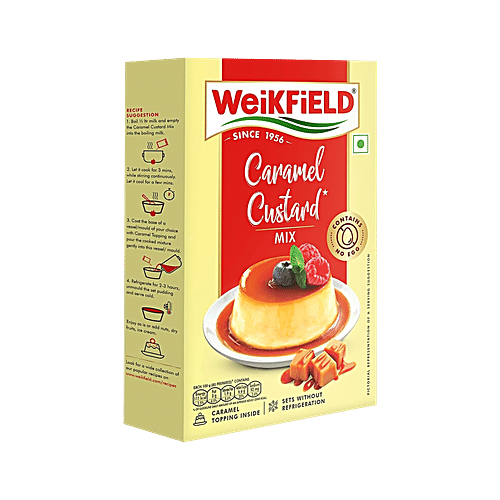 Weikfield Eggless Caramel Custard Mix, 70 g