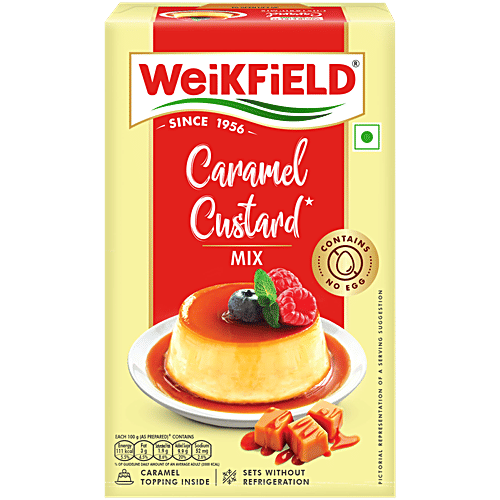 Buy Weikfield Pudding Mix Caramel 65 Gm Online at the Best Price of Rs