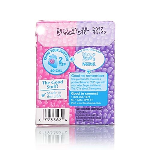 NeRds Tiny, Tangy Crunchy Candy - Seriously Strawberry + Gotta Have Grape Flavour, 46.7 g  No Artificial Flavours