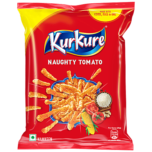 Kurkure Naughty Tomato Namkeen, 17 g  