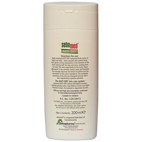 Buy Sebamed Body Lotion Anti Dry Hydrating 200 Ml Online at the Best