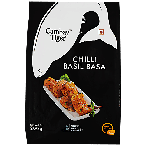 Cambay Tiger Chilli Basil Basa Fish, 200 g  