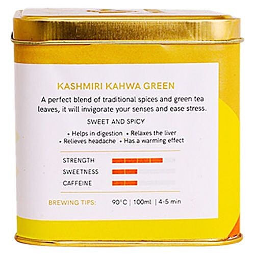 Buy Goodwyn Green Tea Kashmiri Kahwa 100 Gm Online At Best Price of Rs