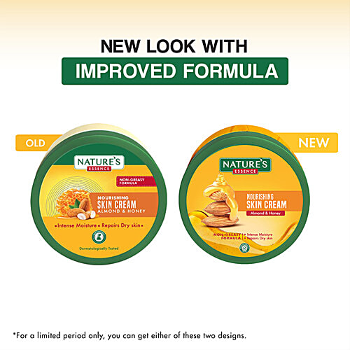 Natures Essence Nourishing Skin Cream - Almond & Honey, 100 ml
