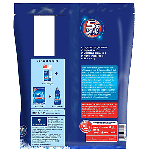 Buy Finish Dishwasher Salt Online at Best Price of Rs 346.50 bigbasket