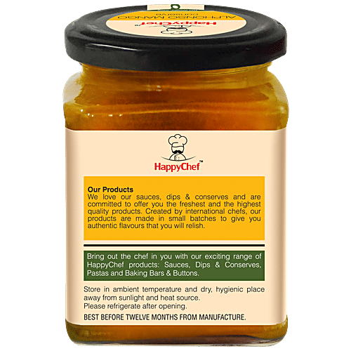 HappyChef Alphonso Mango Conserve, 330 g  No Trans Fat & No Cholesterol