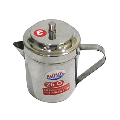 Buy Agromech Stainless Steel Ghee Pot 3 Spout Online at Best Price of