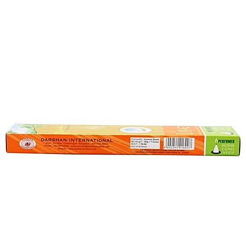 Darshan  Life Incense Sticks - Patchouli Fragrance, 90 g  Perfumed Incense Cones Inside