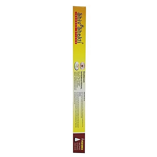 Darshan  Shiv Shakti Dhoop Bathi - Perfumed Incense Cones, 90 g  