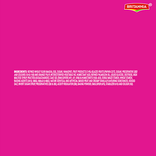 Britannia Fruity Fun Gobbles Cake, 28 g  