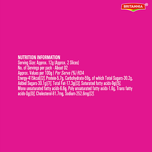 Britannia Fruity Fun Gobbles Cake, 28 g  
