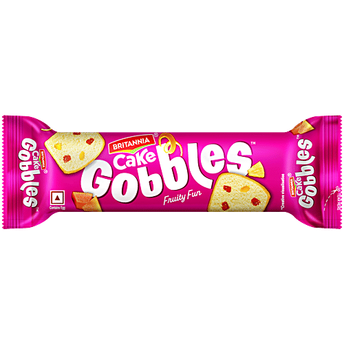 Britannia Fruity Fun Gobbles Cake, 28 g  