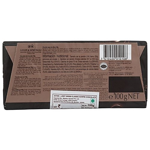 Lindt Swiss Classic Dark Chocolate, 100 g  