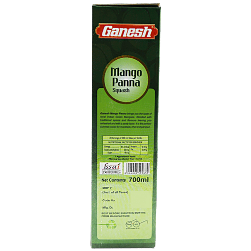 Ganesh Sharbat Squash - Mango Panna, 700 ml  