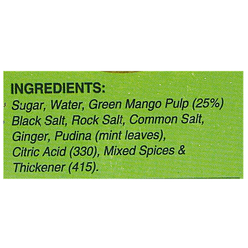 Ganesh Sharbat Squash - Mango Panna, 700 ml  