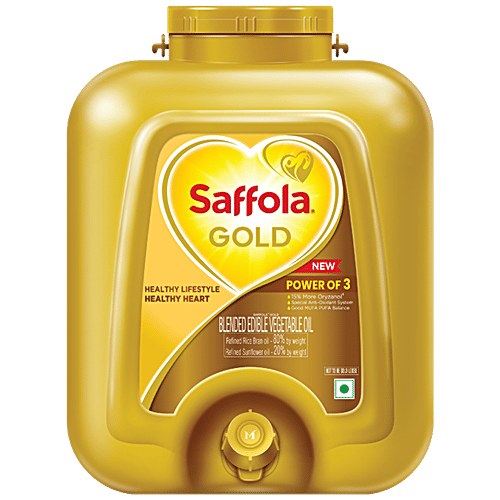 Buy Saffola Gold Edible Oil 15 Ltr Pet Jar Online at the Best Price of Rs 2222 bigbasket