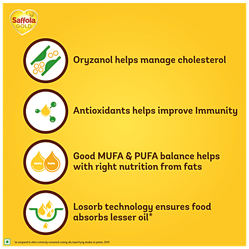 Buy Saffola Gold Edible Oil 15 Ltr Pet Jar Online at the Best Price of