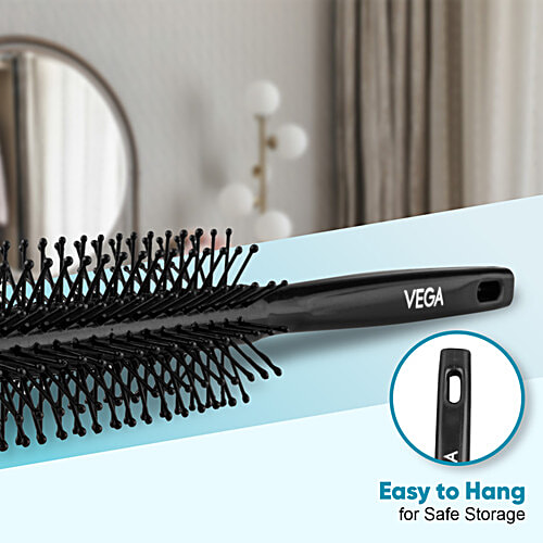 Vega R3-RB Round Hair Brush, 1 pc  For Adding Curls, Volume & Waves In Hair For Men And Women