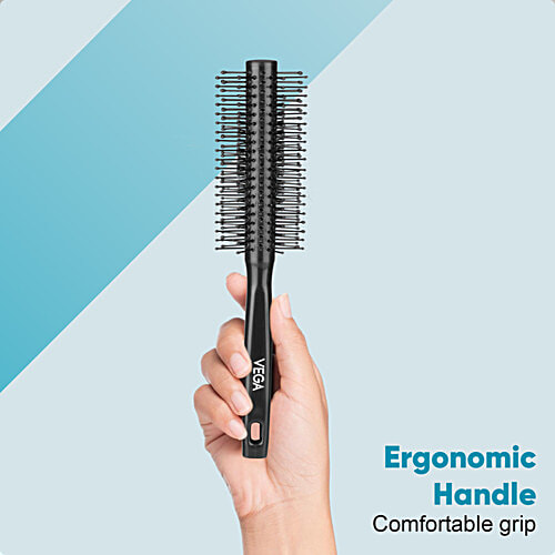 Vega R3-RB Round Hair Brush, 1 pc  For Adding Curls, Volume & Waves In Hair For Men And Women