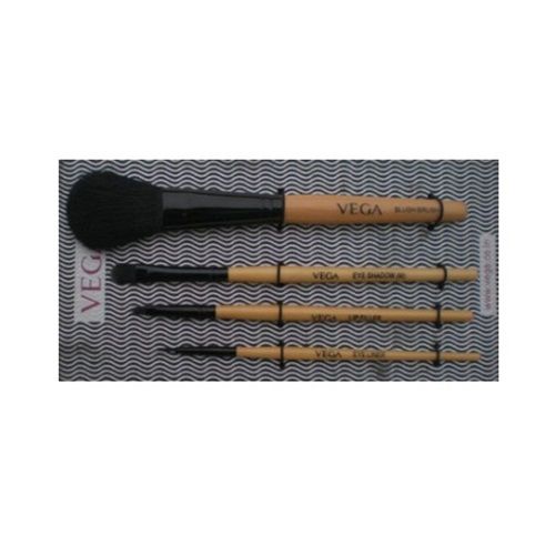 Vega Make-Up Brushes - EVS-4, Colour May Vary, 4 pcs  