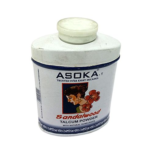 Asoka Talcum Powder - Sandal Wood, 35 g Tin 
