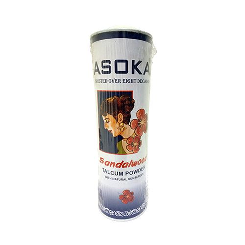 Asoka Talcum Powder - Sandal Wood, 300 g Bottle 