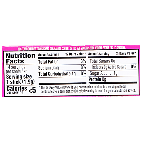 Trident Imported Bubblegum, 34 g  