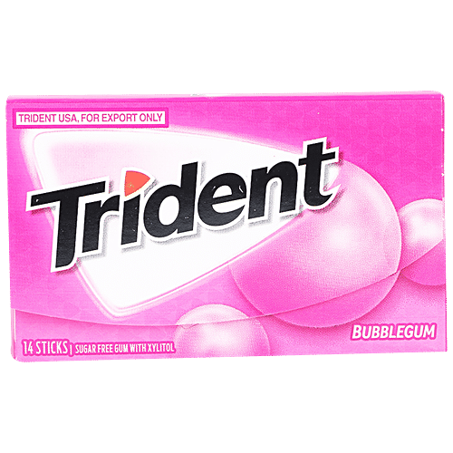 Trident Imported Bubblegum, 34 g  