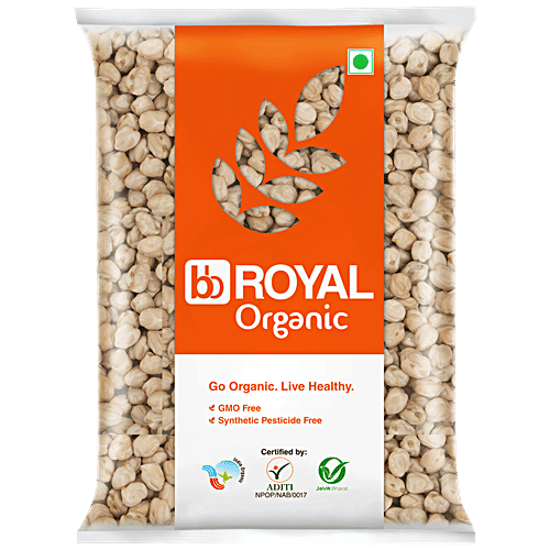 bb Royal Organic Kabuli Chana/Kabuli Kadale, 500 g  