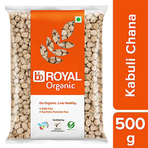 bb Royal Organic Kabuli Chana/Kabuli Kadale, 500 g  