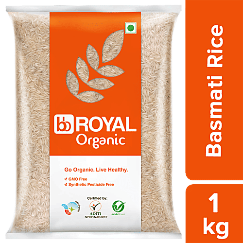 Buy Bb Royal Organic Basmati Rice 1 Kg Online At Best Price of Rs 159