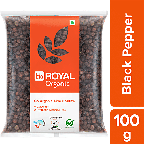 bb Royal Organic Black Pepper/Golmorich, 100 g  