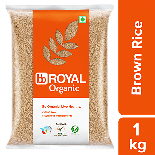 Buy Bb Royal Organic Brown Rice 1 Kg Online At Best Price of Rs 100 bigbasket