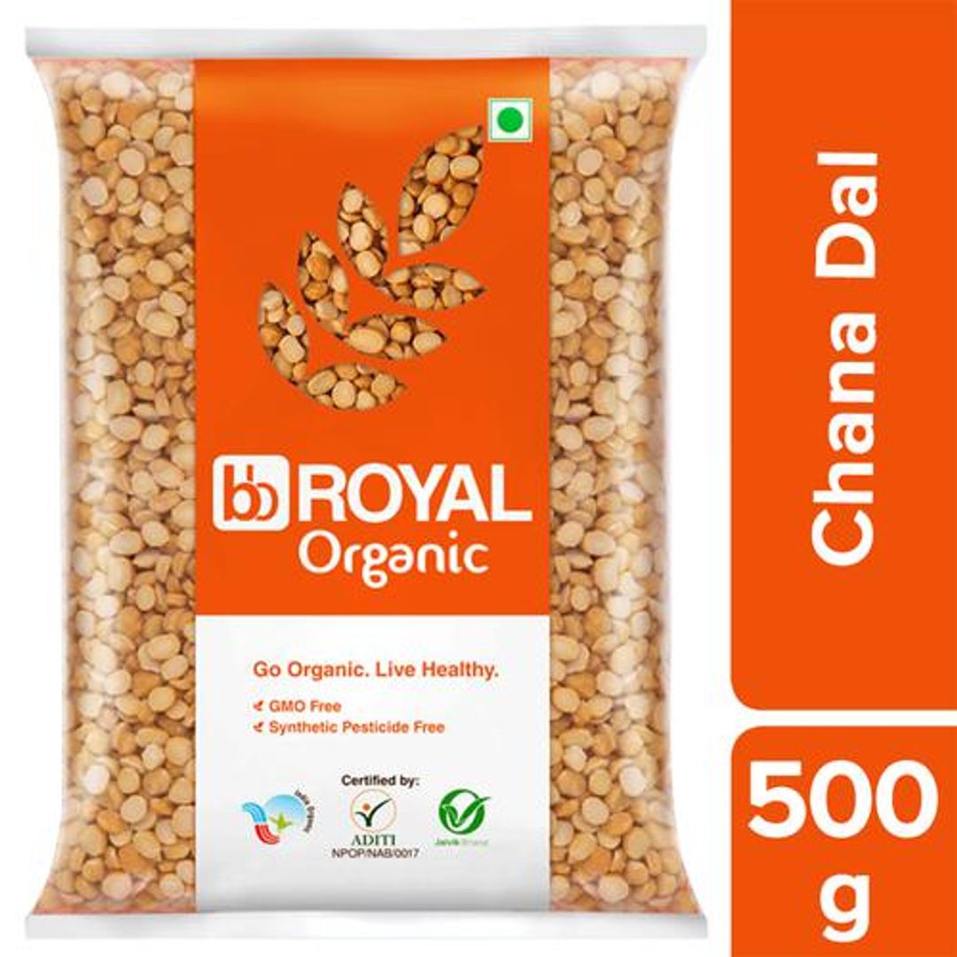 BB Royal Organic - Channa Dal Unpolished, 500 g 