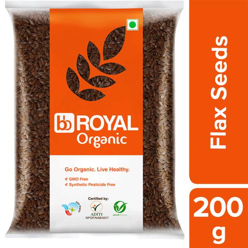 BB Royal Organic - Flax Seeds, 200 g  