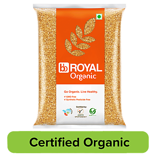 bb Royal Organic - Moong Dal, Unpolished, 1 kg  