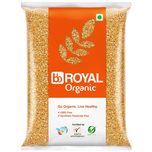 BB Royal Organic - Moong Dal/Hesaru Bele, Unpolished, 500 g  